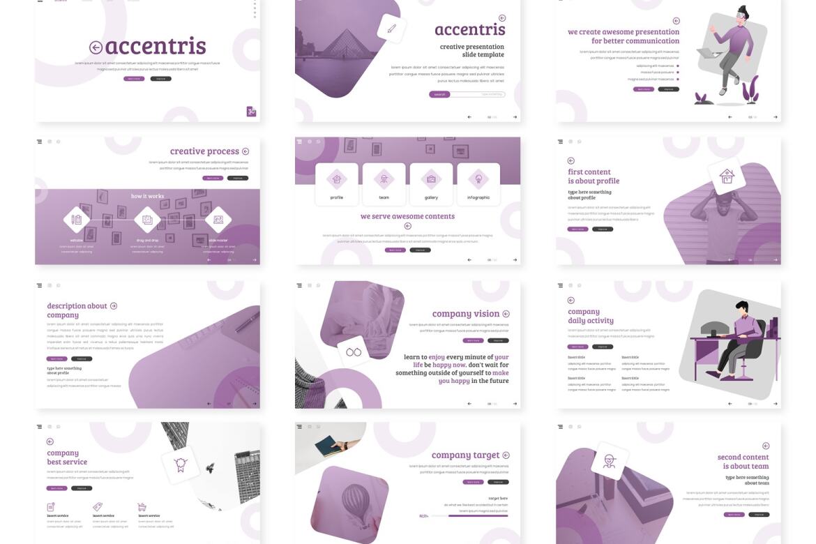 Accentris FREE Google Slide Template - view 2