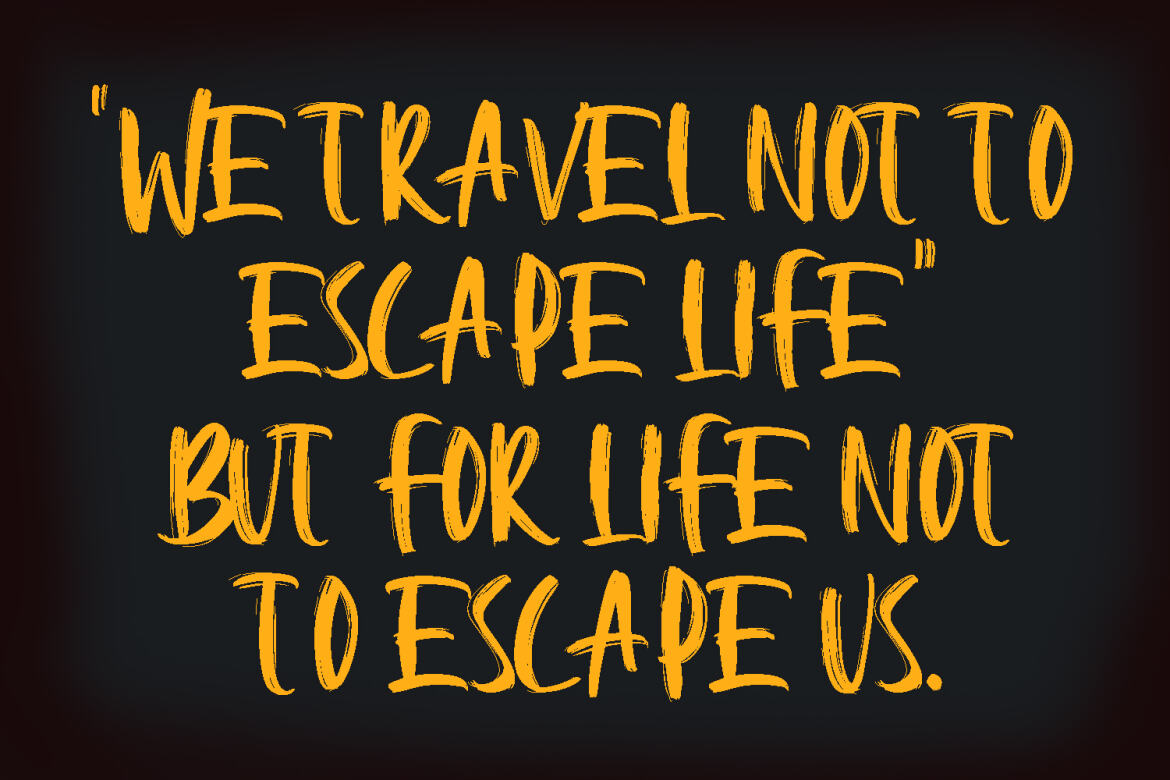 Hogla Brush FREE Font - view 6