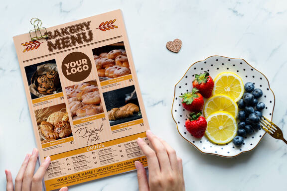 Bakery Menu FREE Template