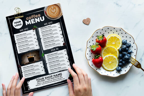 Coffee Menu FREE Template