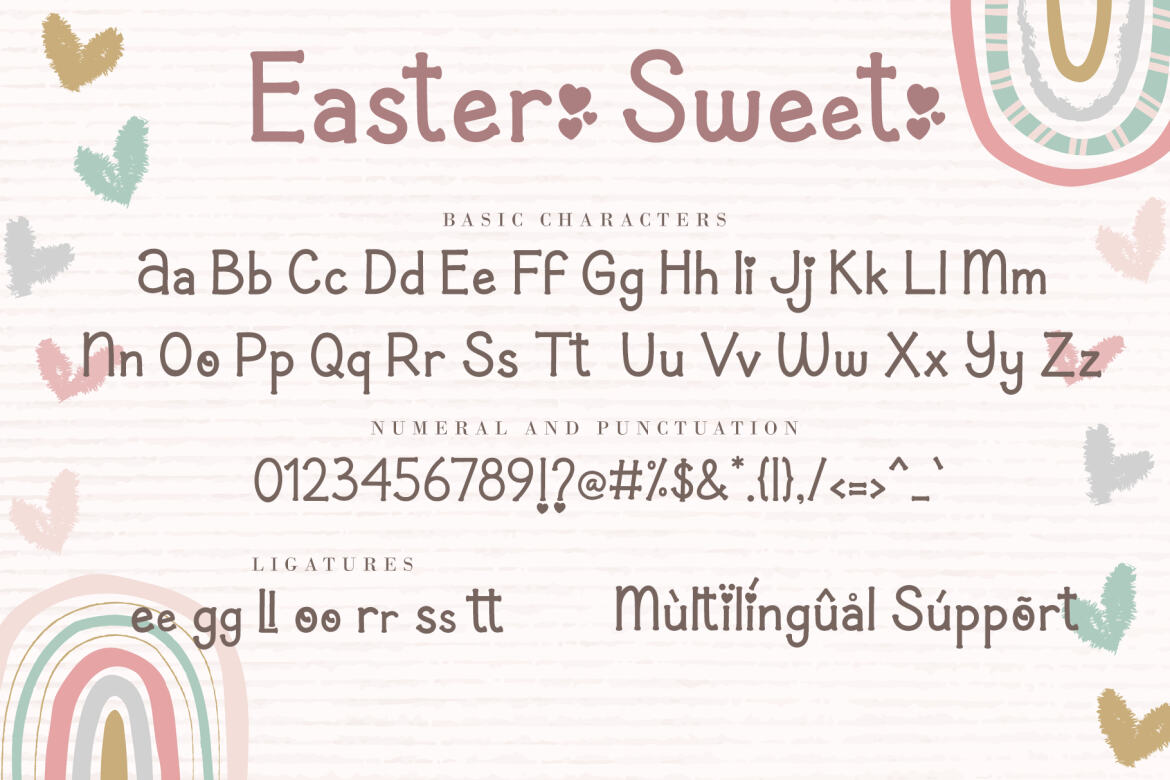 Easter Sweet FREE Font - view 7