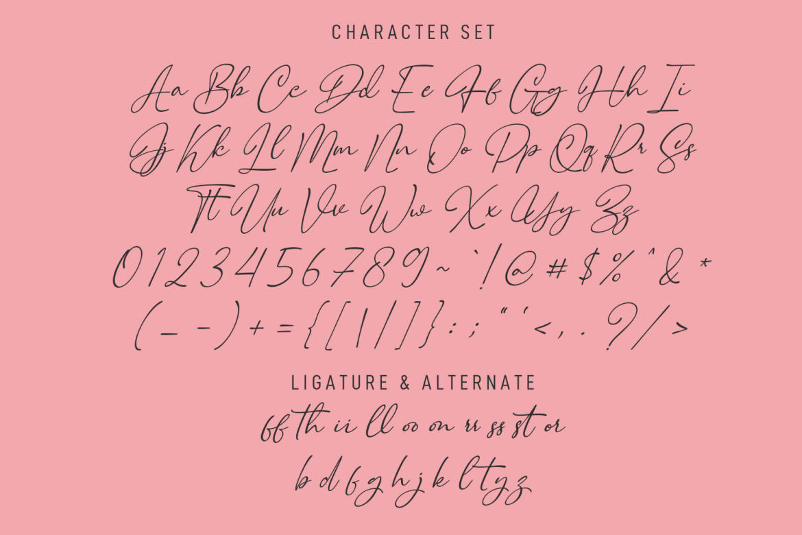 Sistermoon Script FREE Font - view 10