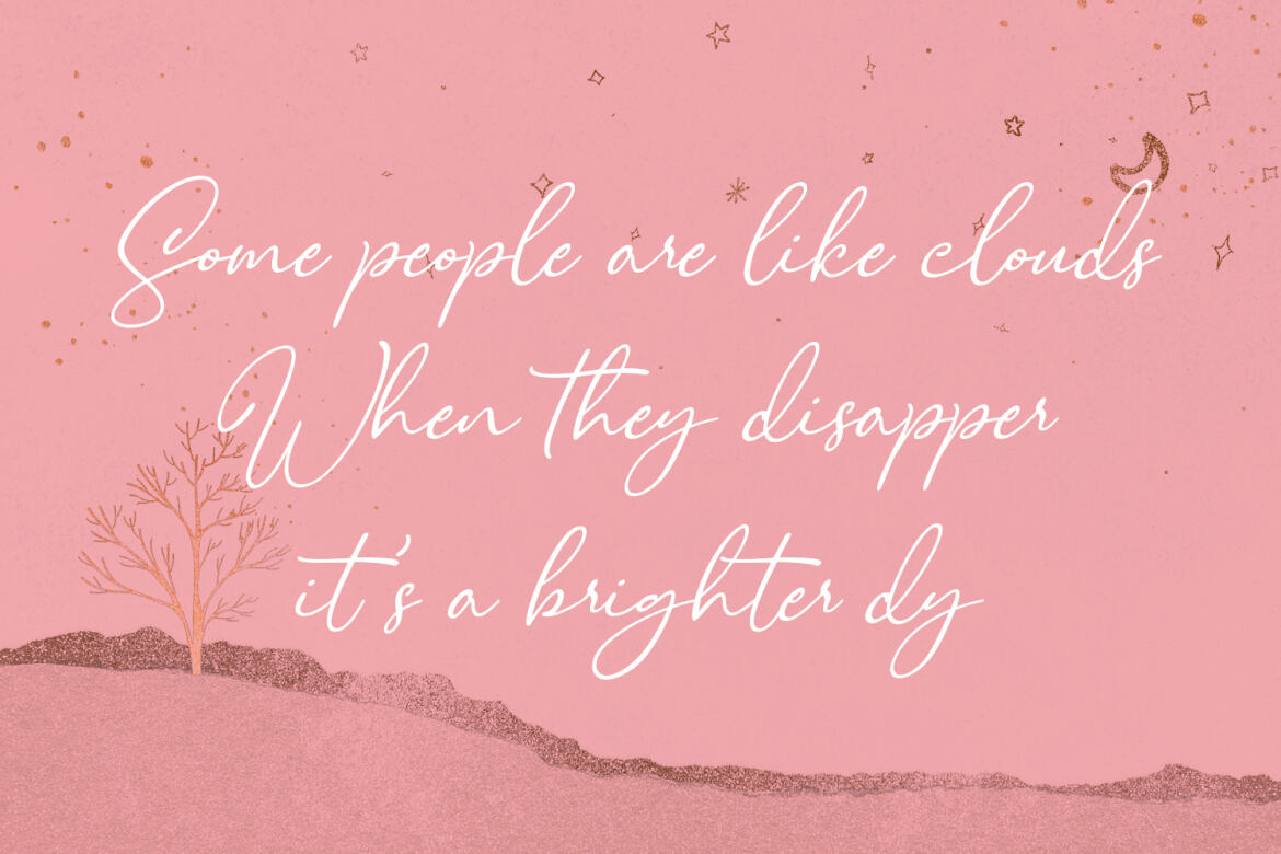 Sistermoon Script FREE Font - view 9