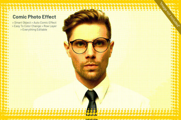 Comics FREE Photoshop Effect