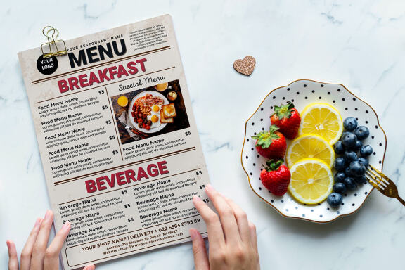 Breakfast Menu FREE Template
