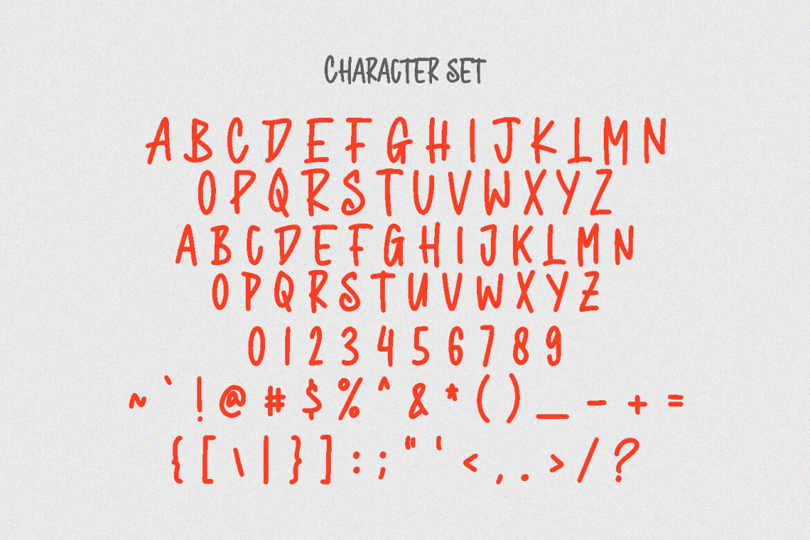 Atheroll FRE Handwritten Font - view 9