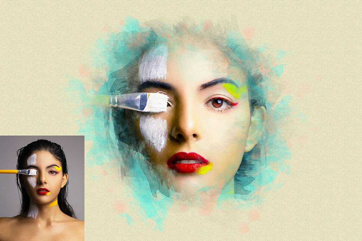 Watercolor FREE Photoshop Effect alternate