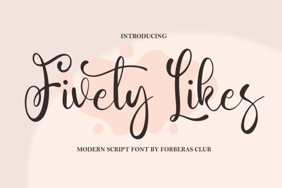 Fivety Likes - FREE Font