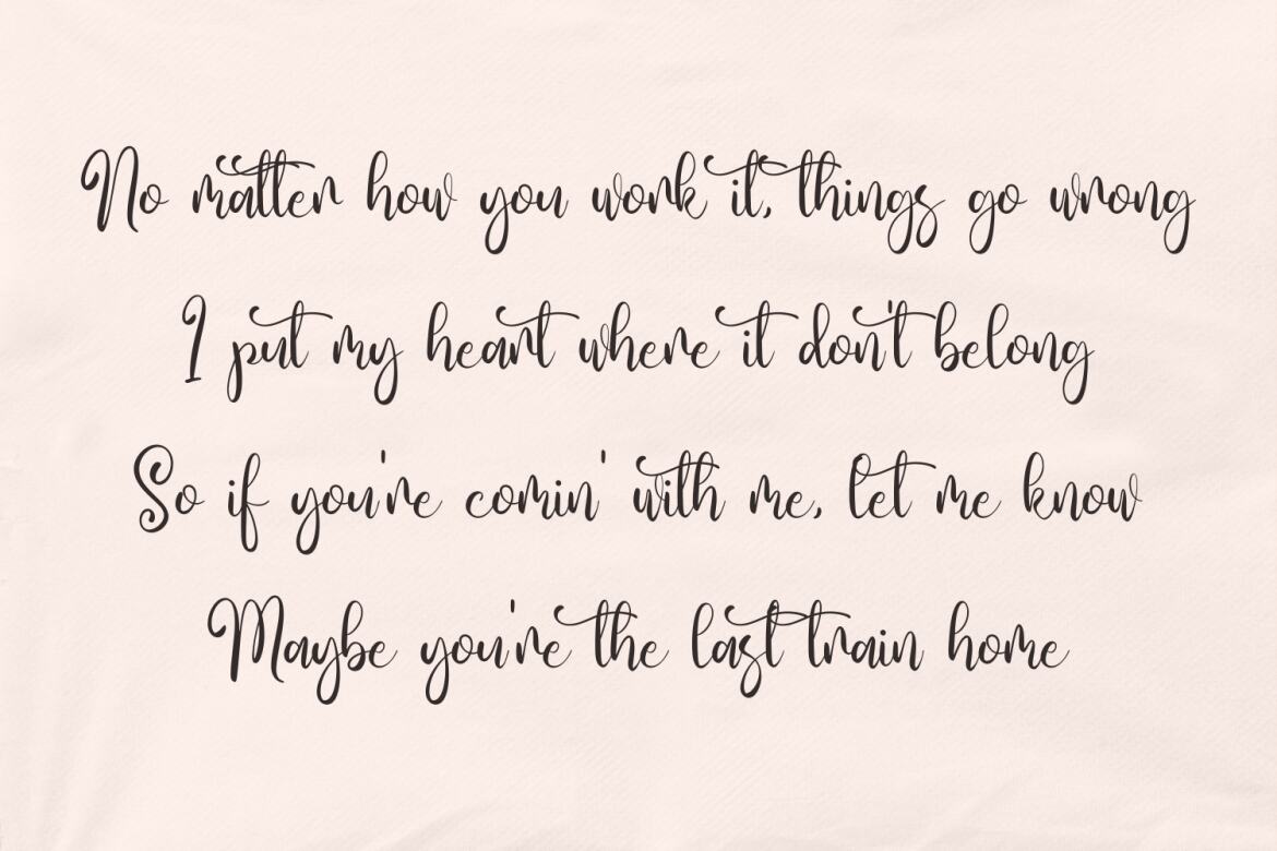 Fivety Likes - FREE Font alternate