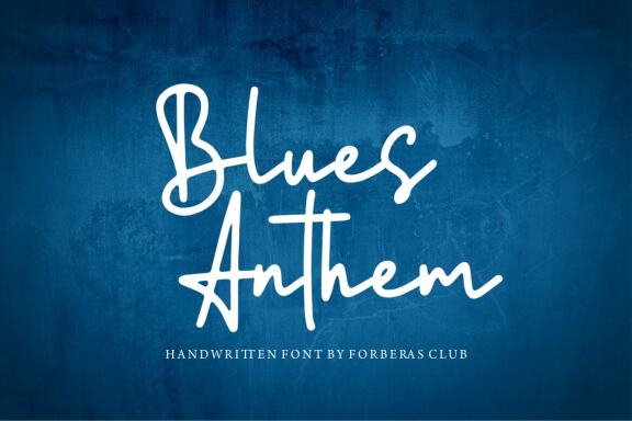 Blues Anthem - FREE Font