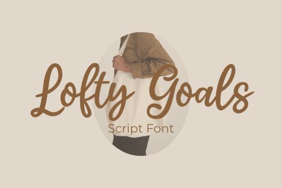 Lofty Goals - FREE Script Font
