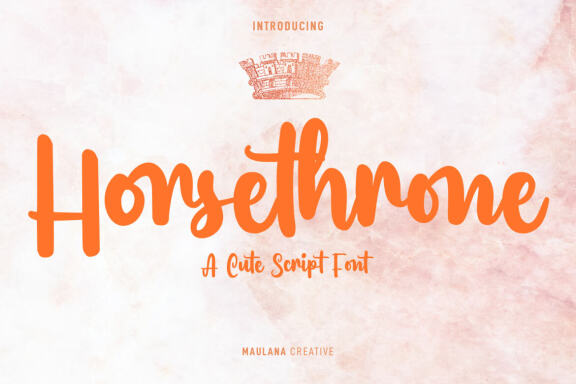 Horsethrone Handwritten FREE Script