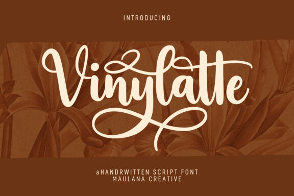 Vinylatte Fancy Handwritten FREE Script