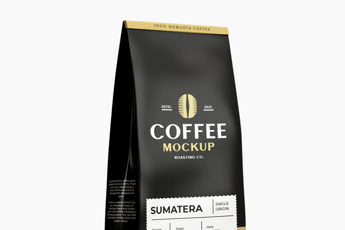 Coffee Package - FREE Mockup  alternate