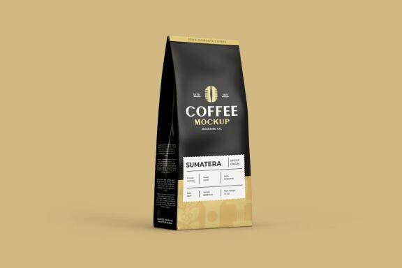 Coffee Package - FREE Mockup 