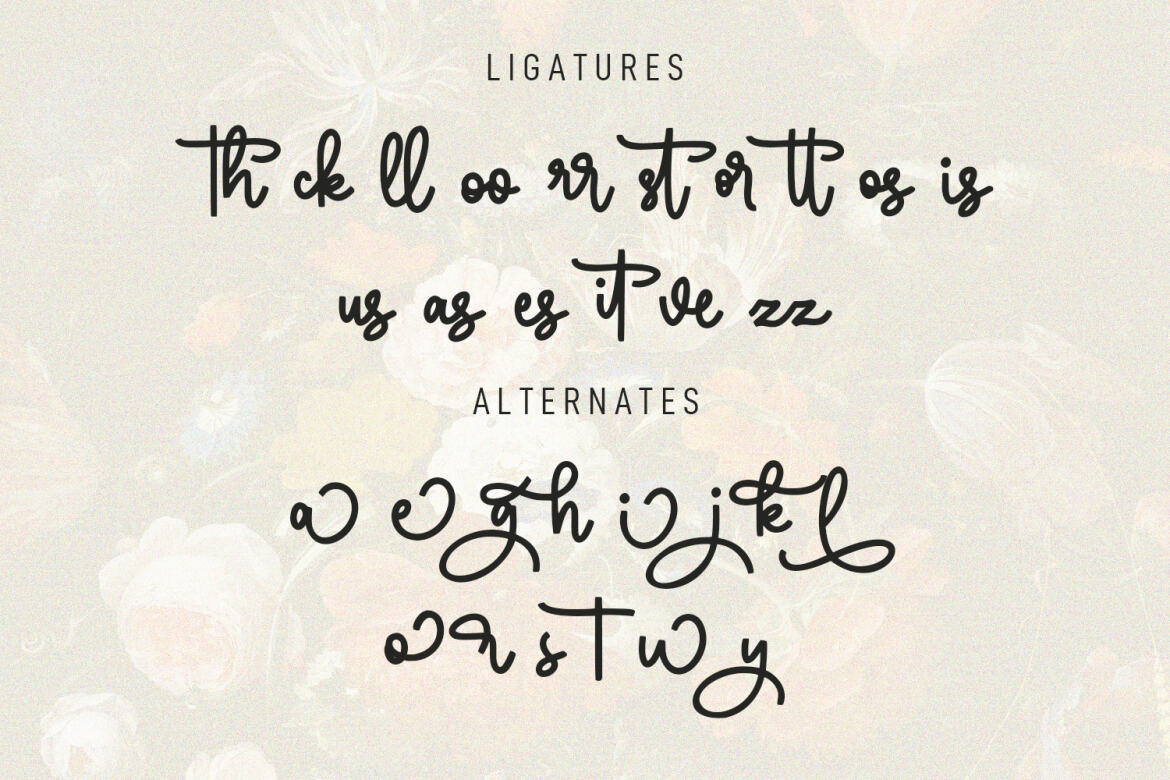 Sortelica Script FREE Font - view 10
