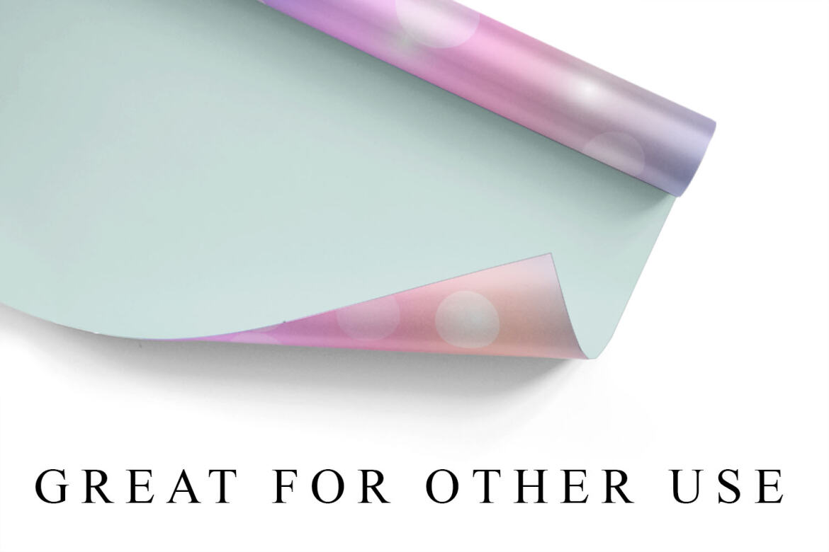 Unicorn Color Bokeh - FREE Digital Papers - view 3