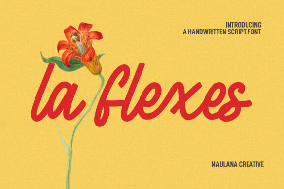 La flexes Handwritten FREE Script