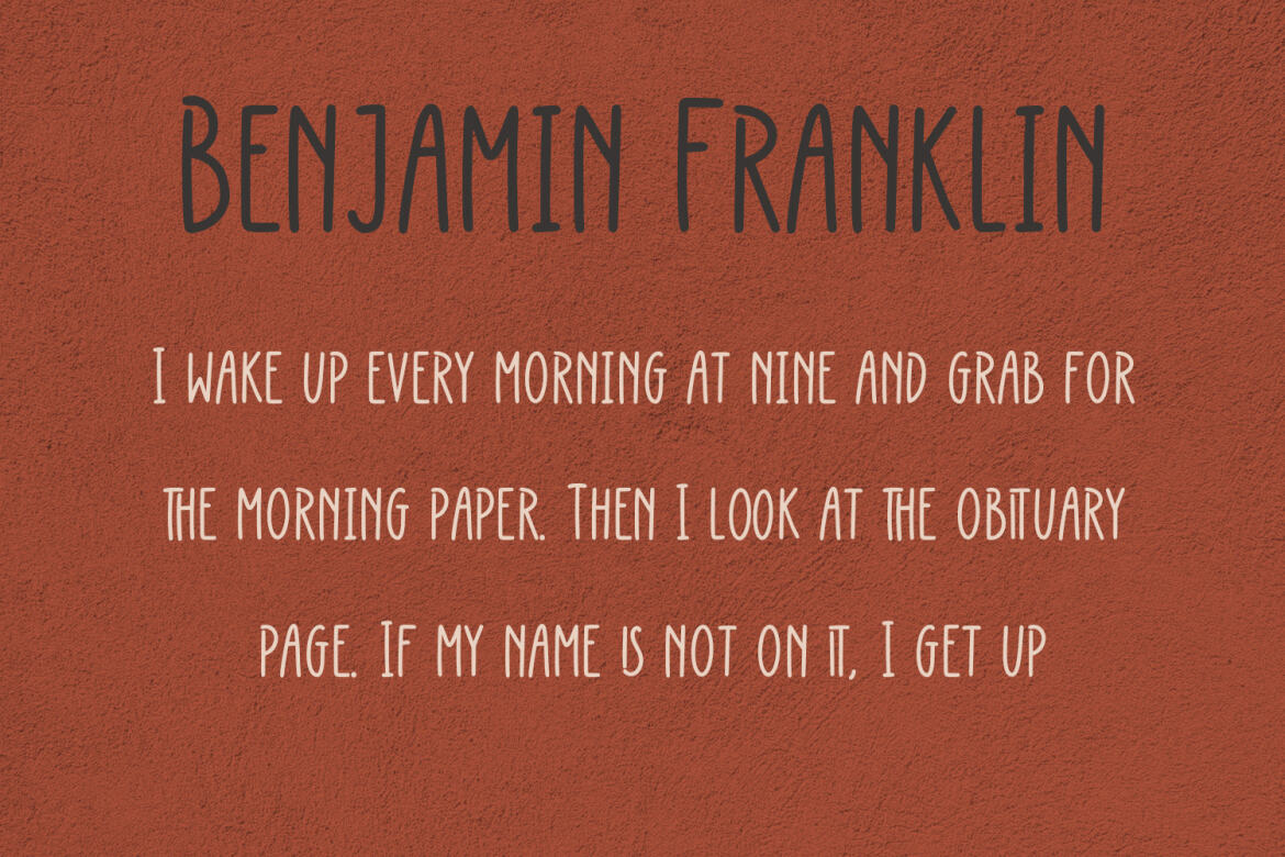 Fraksen FREE Handwritten Sans Font - view 8