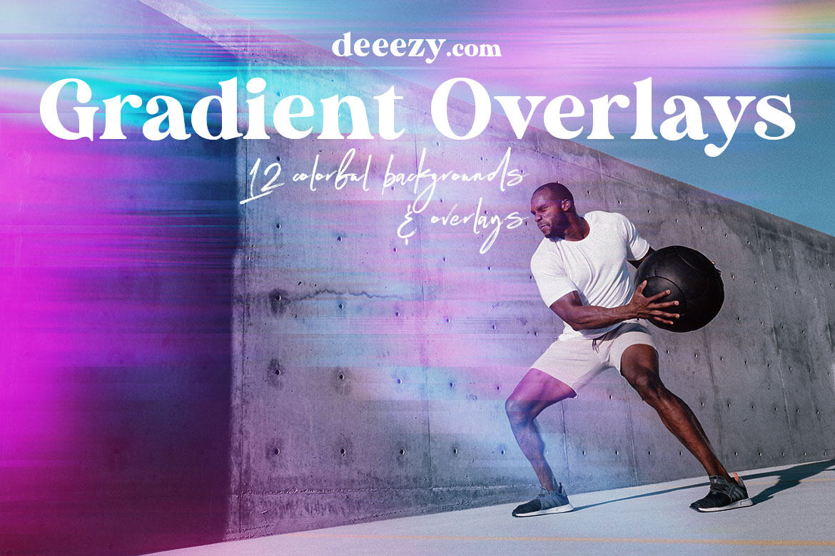 Free Color Gradient BG & Overlays 3 - view 3