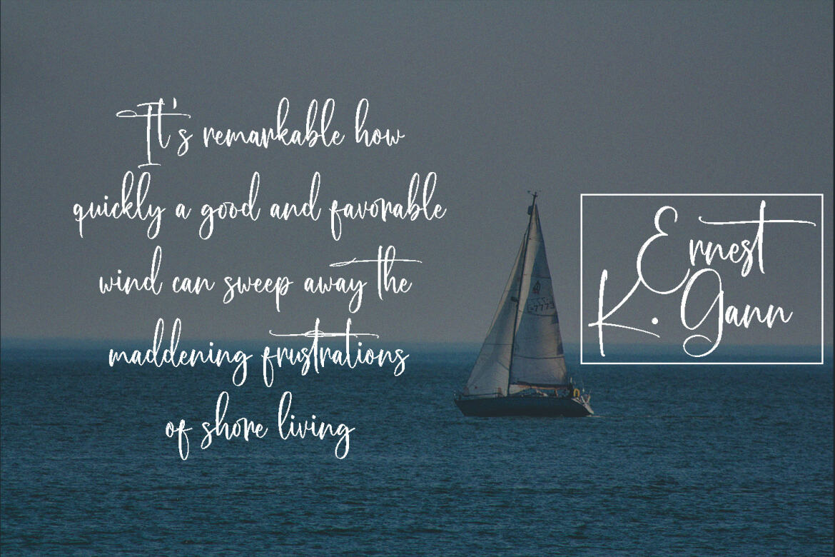 Sailor Bay FREE Script Font - view 4