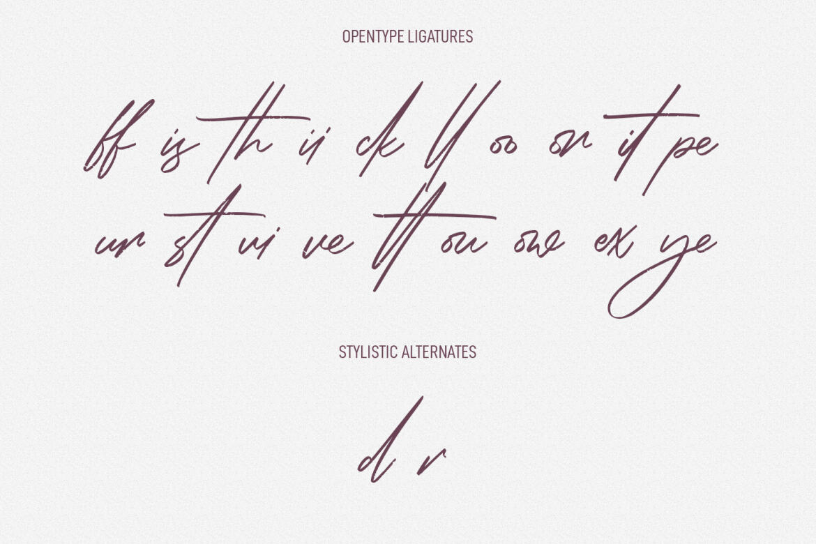 Rose Couture FREE Signature Font - view 9