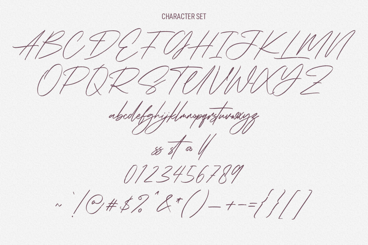 Rose Couture FREE Signature Font - view 8