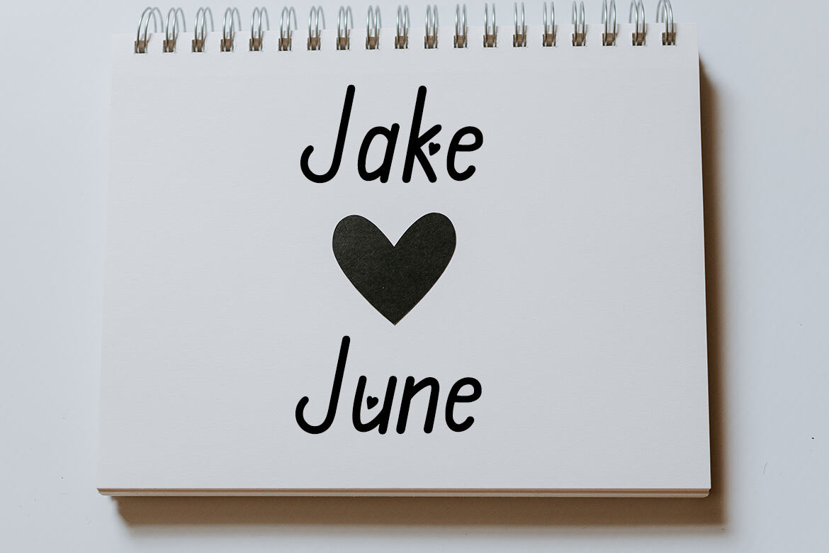 Romantic Diary FREE Font - view 4