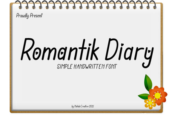 Romantic Diary FREE Font
