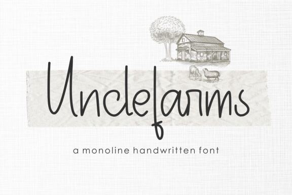 Unclefarms FREE Font
