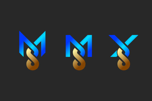 MX Monogram - Free Shapes