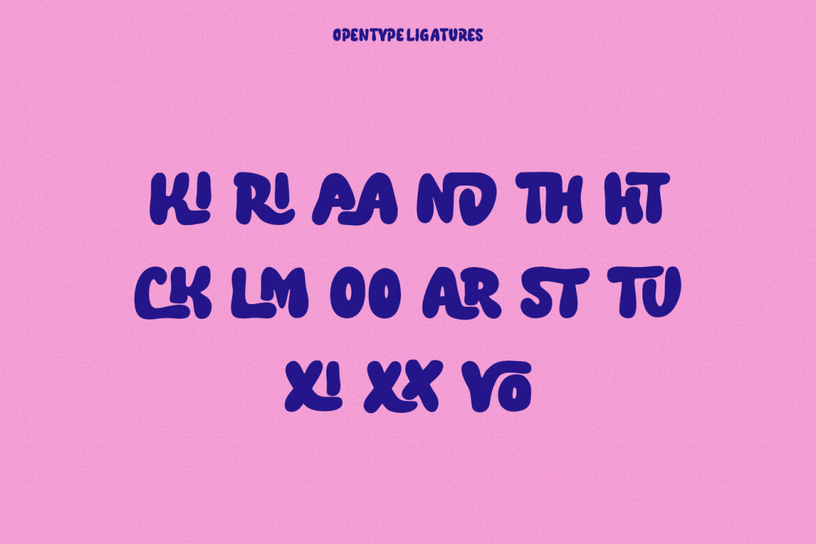 Calmoon Bouncy FREE Font - view 9