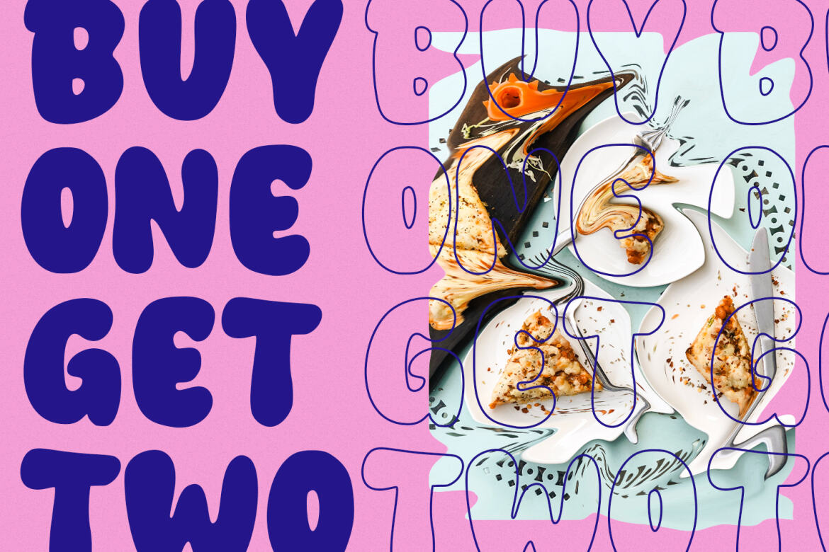 Calmoon Bouncy FREE Font - view 7