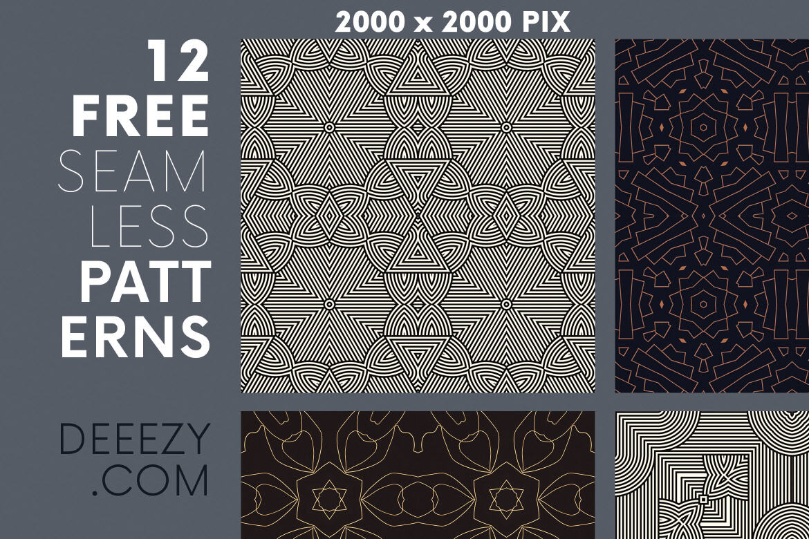 12 Free Linear Patterns Deeezy alternate