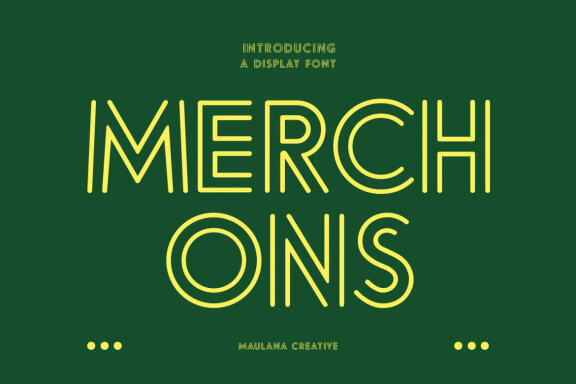 Merchons Sans FREE Display Font