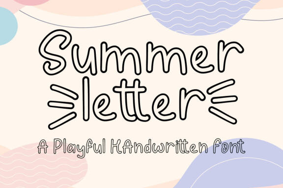 Summer Letter - Free Font