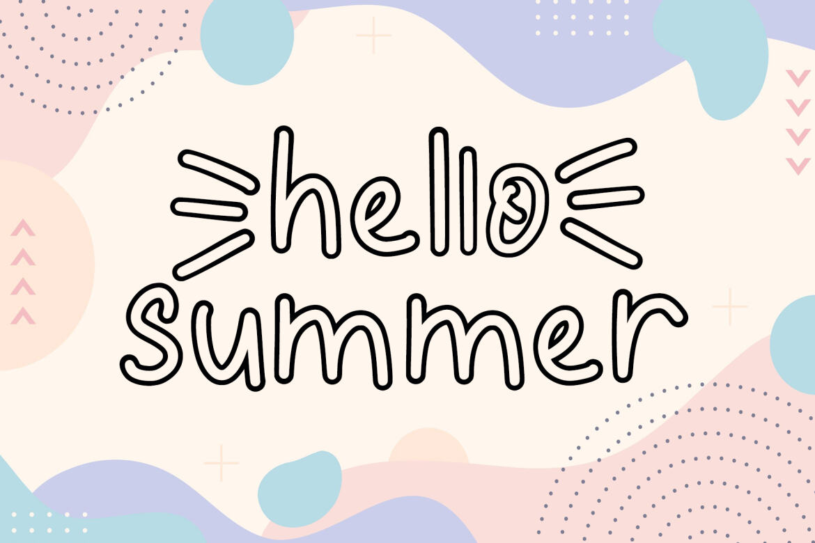 Summer Letter - Free Font - view 3