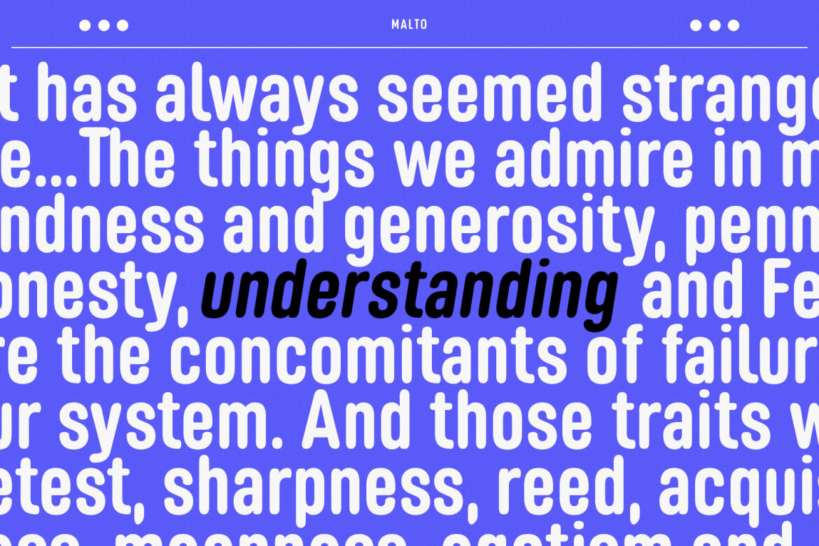 Malto FREE Display Sans - view 5