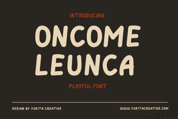 Oncome Leunca Playful FREE Font
