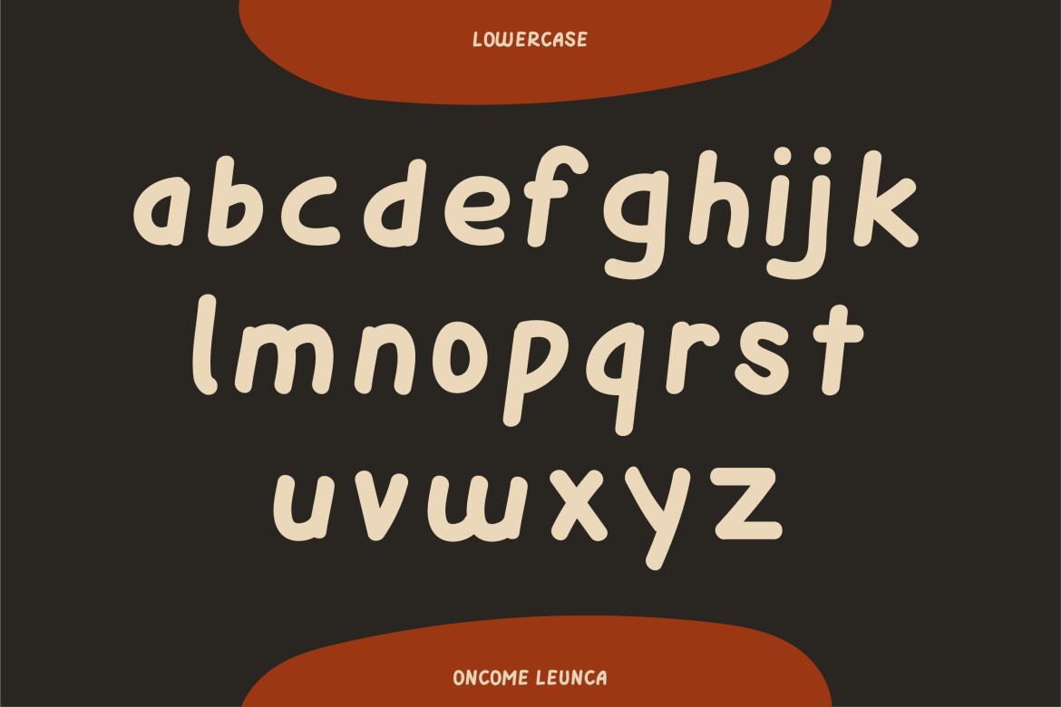 Oncome Leunca Playful FREE Font - view 5