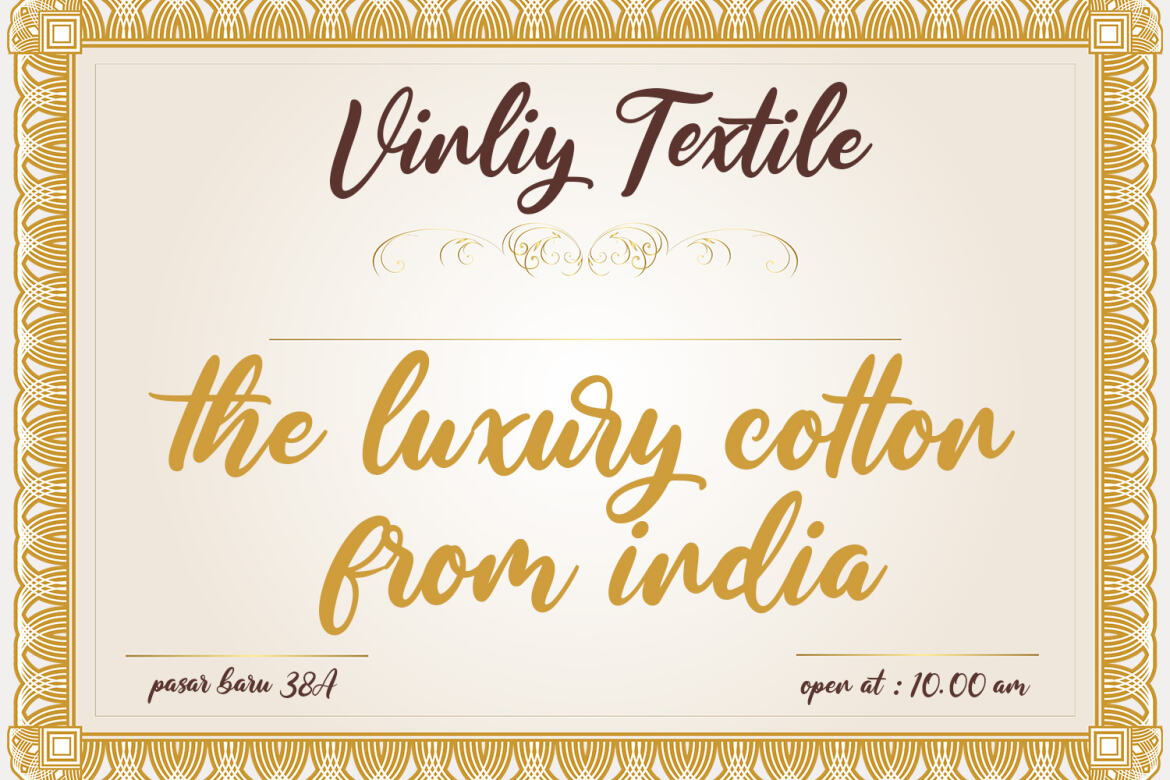 Algetura Cursive FREE Script Font alternate