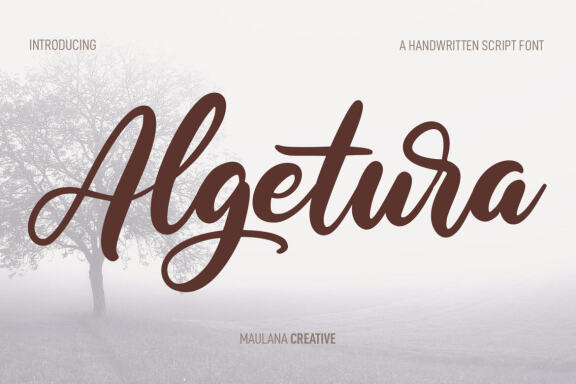 Algetura Cursive FREE Script Font