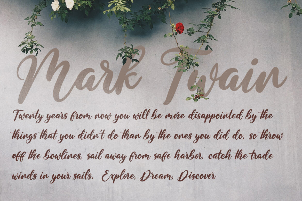 Algetura Cursive FREE Script Font - view 1