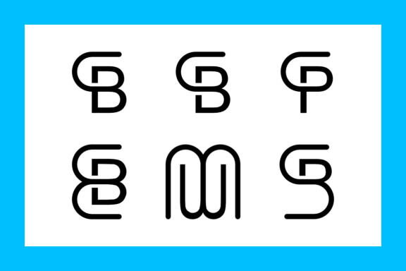 Free MONOGRAM Two LETTERS