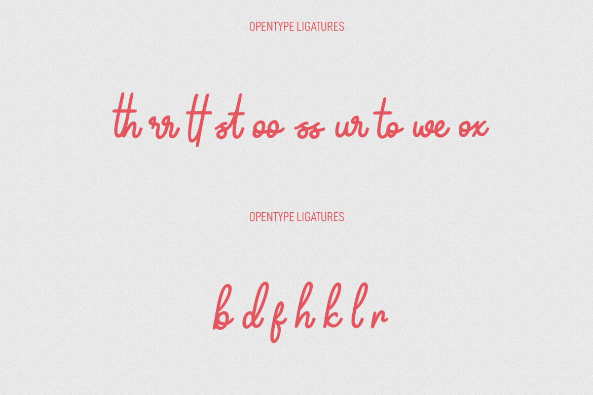 Yearlys Retro FREE Script Font - view 9