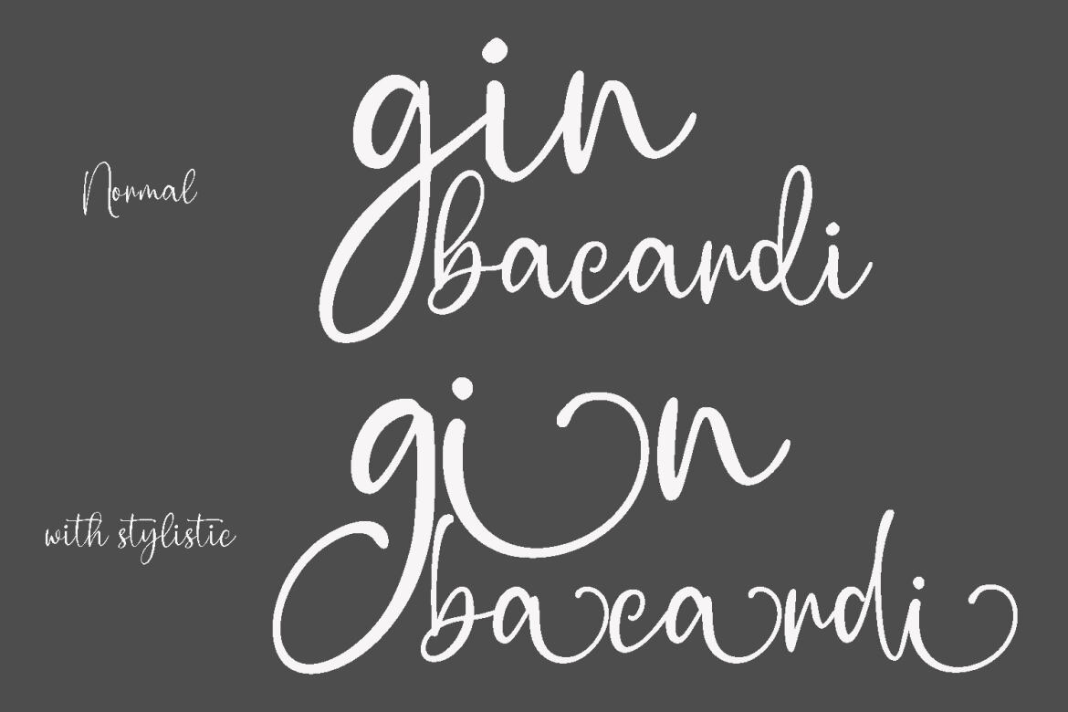 Bella Shiro FREE Script Font - view 7