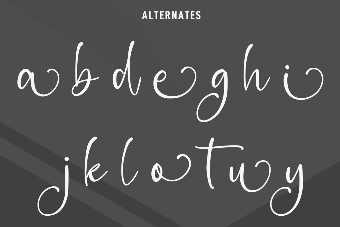 Bella Shiro FREE Script Font alternate