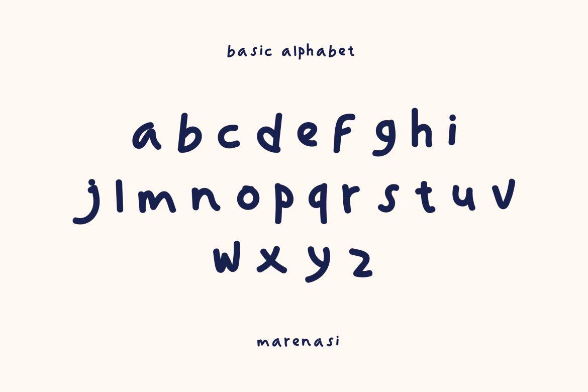 Marenasi Handwritten FREE Font - view 5
