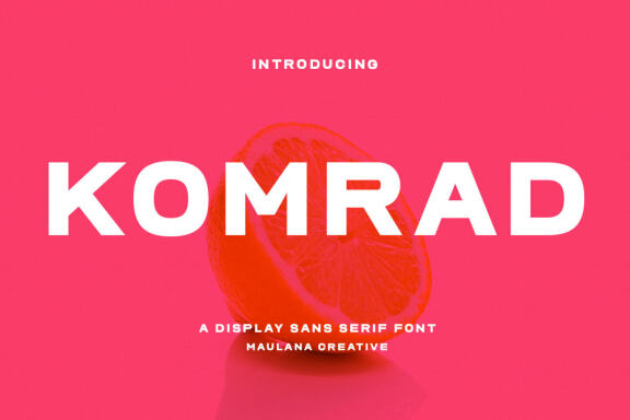 Komrad Sans FREE Display Font