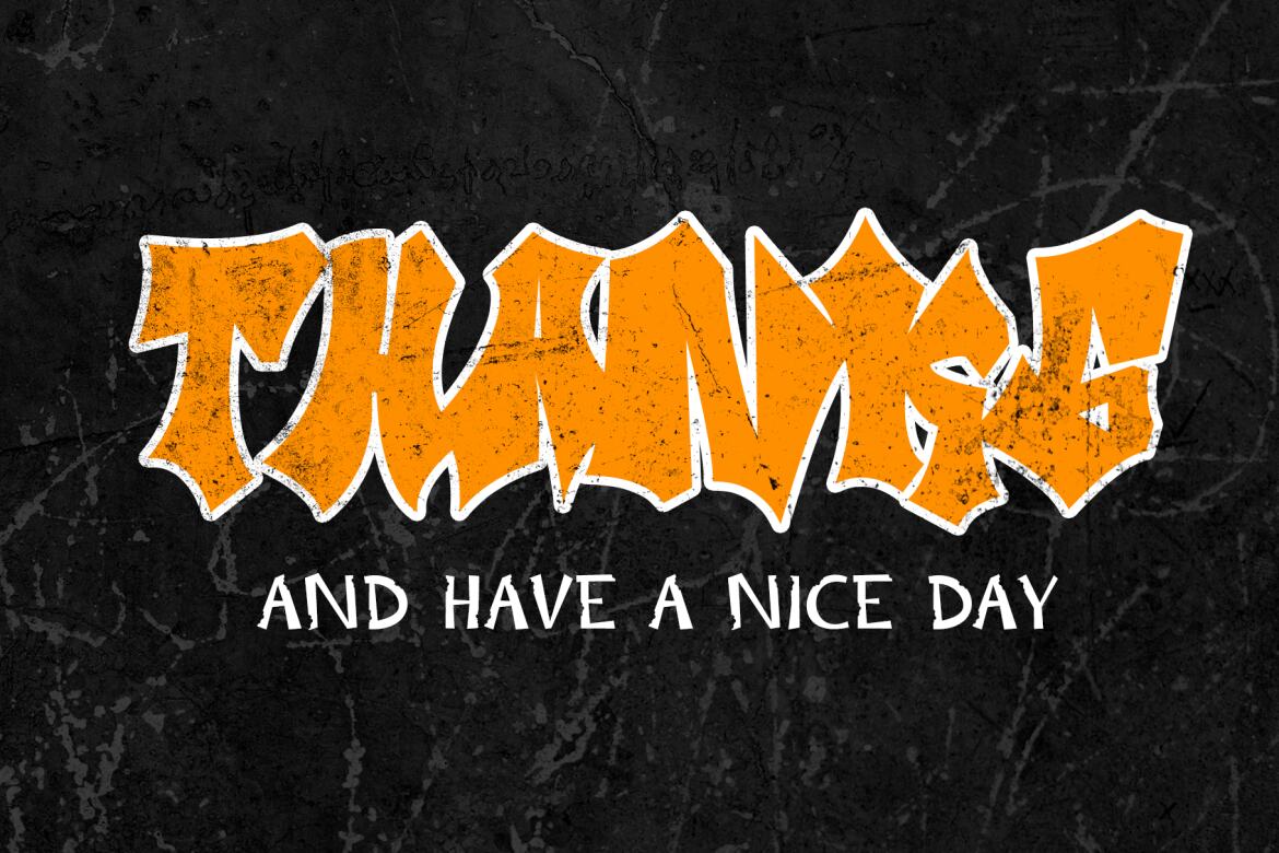 Bat Liar - Sharp Headline FREE Font - view 8